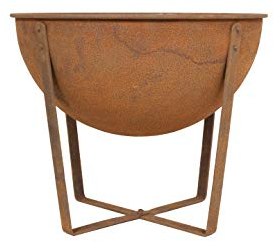 La Hacienda Tamba Small Oxidised Firepit Natural Rusted
