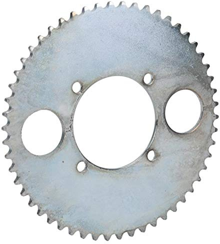 Pwshymi Pignon de Scooter électrique de chaîne de 54 Dents, Pignon T8F Petit pignon de chaîne pignon de Plaque d'acier Rollerchain