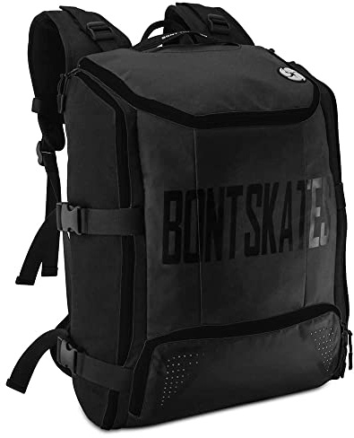 Bont Skates - Multi Sport Skate Backpack Travel Bag - Inline Ice Roller Speed Skating (Black)