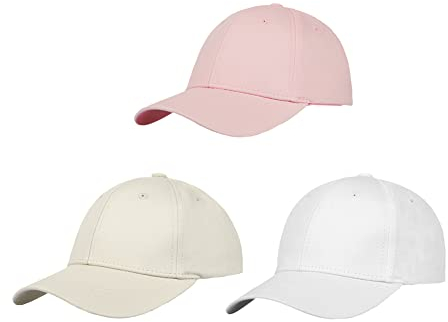 Qchomee Kinder Snapback Cap Kappe Baumwolle Baseball Cap Einfarbig Sonnenhut Outdoor Hut Verstellbare Baseballkappe Junge Mädchen Basecap Sport Unisex Baseball Mütze Kopfbedeckung Outdoor