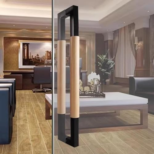 HACSYP Push-Pull-Türgriffe, robuster Eingangstürgriff, moderner doppelseitiger Haltegriff for Holztüren, for Holz-, Stahl-, Aluminium- und Glastüren (Size : 120cm/47 1/4)