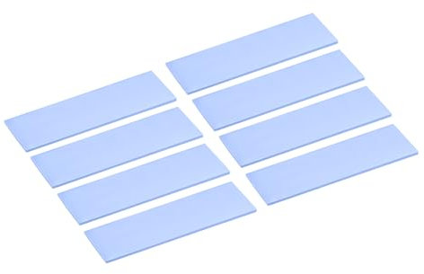 sourcing map 8 Pack M.2 Thermal Pad 70x22x1.5mm for Pc M.2 2280 nvme SSD Heatsink Cooler