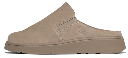 Fitflop Gen-ff elastisk mocka mules för kvinnor, Mullvadsbrunt, 43 EU