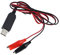 BOGEEL Cavo di alimentazione USB da 5 V a 1,2 V, 2,4 V, 3,6 V, 4,8 V, sostituisce 1-4 batterie Ni-MH NiCd AA ricaricabili da 1,2 V, in plastica