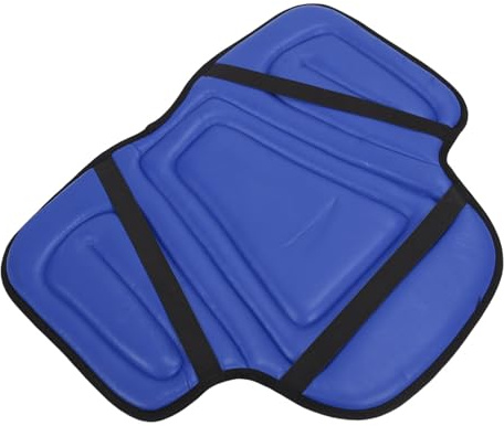 Almohadilla para Silla de Montar de Caballo, Almohadilla Larga Occidental, Estable, Antideslizante, Cómoda, Absorbente de Golpes, Granja (Blue)