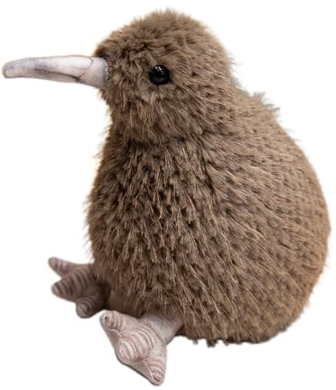 Simulation en peluche kiwi - Système de conception de qualité supérieure pour poupées en peluche douce, technologie de construction avancée pour jouets d'oiseaux mignons, performances fonctionnelles