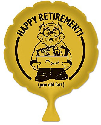 Beistle léopard 54267 Happy Retirement Coussin péteur, 20,3 cm