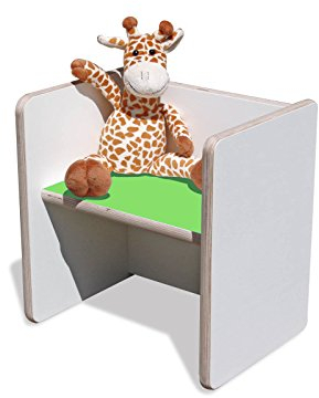 Eli Wendehocker weiß mit grüner Sitzfläche