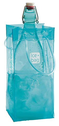 Gimex 17404 Ice Bag Basic Rafraîchisseur 1 Bouteille Frost Bleu 30 x 1 x 15 cm