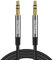 TechRise 3.5mm Audio Aux Cable 3.5m Nylon Braided Stereo Jack for Headphones, iPod, iPhone, iPad, Car, Soundbar, TV, PC, Speaker - Superior Sound TRS Cord (Black, 3.5M)
