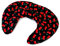 Giraffenland Neck Pillow cherry-black rapeseeds | Heat Pad. Warming Neck Cushion, Neck Warmer