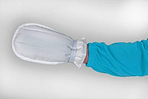 Confezioni Lella Guanto di protezione imbottito ANTIPRESA per geriatria, Unisex adulti, Sport e fitness, Healthcare, Guanto protettivo