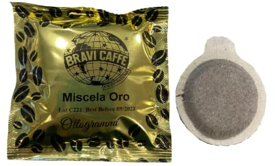 Bravi Caffè - Mélange Oro - 150 dosettes à Café papier filtre ESE
