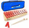 Sonor NG10 NG-10 Glockenspiel Xylophon für Kinder + keepdrum Bag in Blau