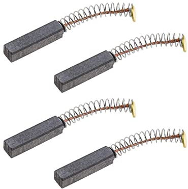 ECSiNG 2 paires de balais de charbon pour moteur électrique - 20 x 6 x 5 mm - Pour scie circulaire, perceuse, marteau perforateur, collecteur de poussière - Accessoire de rechange