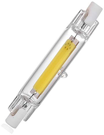Aoxdi R7s Ampoule LED Linéaire 5W, Blanc Froid, Lumière 78 mm R7s Lampe, AC220-240V, Lot de 1