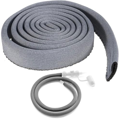 RALSPEC Paquete de hidratación con tubo de neopreno aislado y funda térmica para manguera. Compatible con Camelbak, Platypus, Osprey. Protección, gris, Talla única