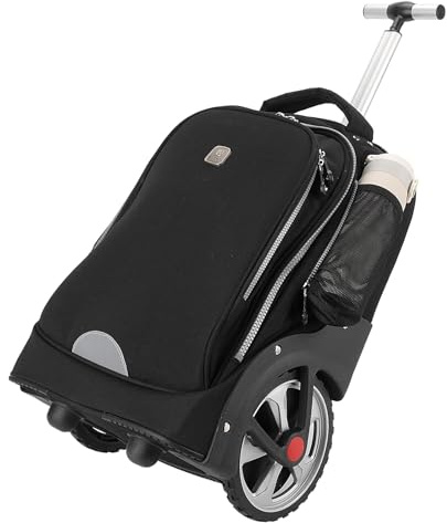 Hivexagon aptop Trolley, Laptoptasche mit Rollen, tragbare Laptoptasche, wasserabweisend, stilvoll, stabil, langlebig, leise Räder, einfaches Treppensteigen für Studentenreisen und Geschäftsreisen