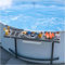 ECOPOOLTECH Bar de piscine 3 en 1, table de piscine avec seau à glace, porte-gobelet, plateau de rangement pour piscines hors-sol, résistant aux intempéries, plateau de table stable, accessoires de