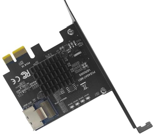 Iyalezirk Tarjeta de expansión PCIe A SFF-8087 SATA3.0 Disco duro Mini-SAS/Tarjeta Adaptador 9215 36PIN Fácil de Usar