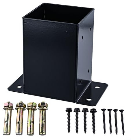 Soportes de base de poste para varias estructuras, para soporte de barandilla de cubierta de pabellón