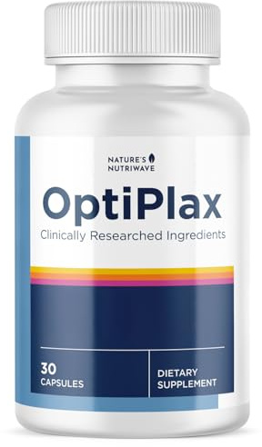 Nature’s NutriWave OptiPlax – Natural Eye Support with Marine Algae & Plant Extracts – Non-GMO, Gluten-Free, GMP Certified, Made in USA – 30 Capsules, 1 Month Supply