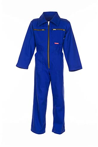 Planam 160134 Kinder-Rallyanzug, kornblau, Größe 134/140