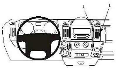 Brodit 853877 ProClip Halterung