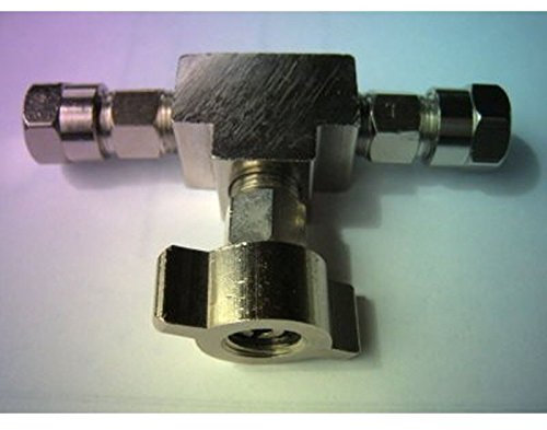 airbrush-city Distributore d'aria a 2 scomparti con dado da 1/4