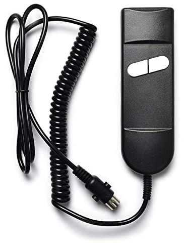 CUGLB Lift Chair Remote Replacement, 5 Pin 2 Buttons Straight Power Recliner Remote, Power Recliner Replacement Compatible for Most Lift Chair Brands