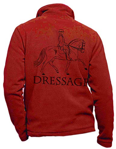 Pets-easy Giacca da equitazione personalizzata con cavallo al dressage, taglia XL
