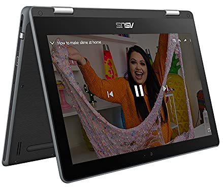 ASUS Vivobook Flip DR110FA 11.6 Touchscreen Laptop (Intel Celeron N4500, 4GB RAM, 64GB eMMC, Windows 10 Pro) Includes 3 Year ASUS warranty