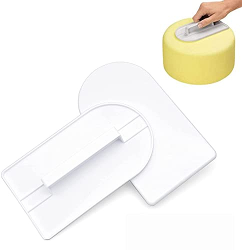 Duyteop 2 Stück Fondant Smoother, Kuchen Dekorieren Modellierwerkze, Fondant Werkzeuge Modellierwerkzeug, Fondant Torten Werkzeuge Modellierwerkzeug, DIY Decorator Finisher Werkzeug(14,5 x 8,2 cm)