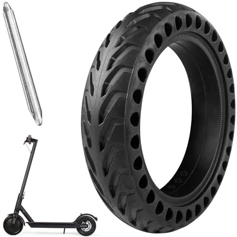Lectorias 1 Pieces Ruedas Macizas de 8,5 Pulgadas para Patinete Eléctrico