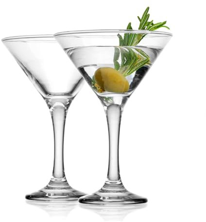 ZEBAN Verres à martini parfaits pour les cocktails, le champagne, parfaits pour boire des martini, des margaritas, des cocktails, des verres pour la maison (M-01)