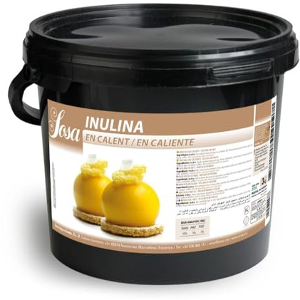 Sosa Inulina en freddo - Fibre solubili per ricette per creare ricette più sane, leggere e gustose - Cubo da 3 kg