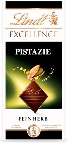 Lindt Tableta EXCELLENCE Chocolate con Pistacho 100 gr