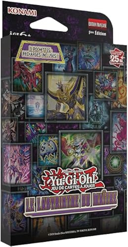 Yu-Gi-Oh! Caja de 12 paquetes de 3 refuerzos: El Laberinto del Maestro - Versión Francesa