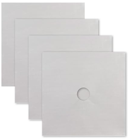Tapa para Quemadores De Cocina | Juego De 4 Protectores para Placas De Cocina | Almohadillas Reutilizables Resistentes Al Calor Y Antigrasa, Accesorio Cocina para Hogar Restaurante Y