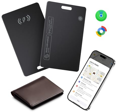 Lmrbelec Wallet Tracker Card for Apple & Android - 1 Pack