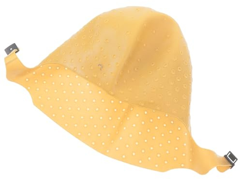 Operitacx Gorro de Silicona Ajustado para Mechas Dorado Reutilizable, Tapa para Teñir el Cabello con Orificios Uniformes, Herramienta Profesional para Balayage y Escarchado en Salones y Uso