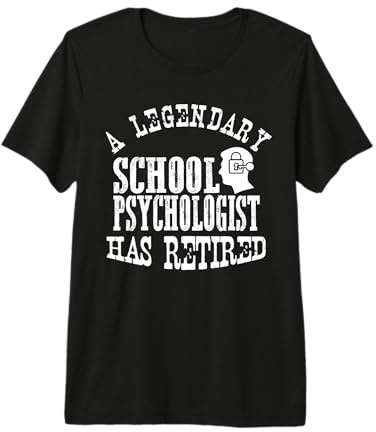 Il leggendario Psicologo Scolastico ha ritirato Il Grafico delleducatore Maglietta Premium
