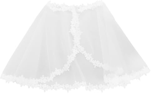 TOKIDNY Écharpe en blanche légère pour enfants, cape cosy adaptée aux occasions spéciales et aux fêtes de printemps et été, pour fille et garçon