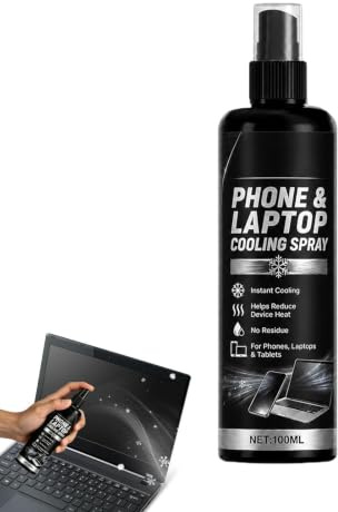 Kylningsspray för mobiltelefoner 100 ml Universell Kylande Vätska | Solskyddsspray för mobiltelefonen För Kontor Datorer Tangentbord Skärmar Skrivbord Möbler Enheter