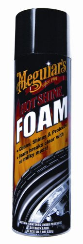 Meguiar's Hot Shine Tire Foam For Cars And Trucks, 19 Oz, 6 Pack