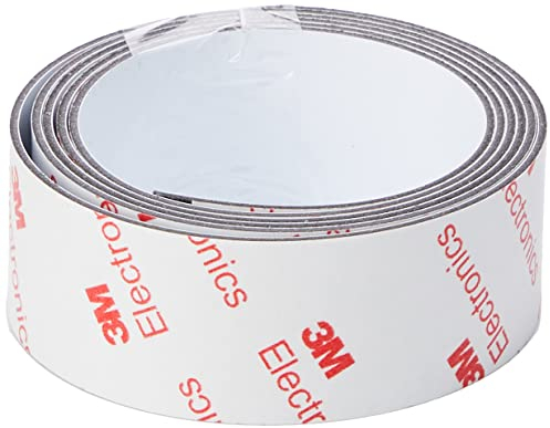 FerroFlex® 25mm Wide 3M Self Adhesive & Gloss White Ferrous Strip for Walls, Office, Home and Creating Instant Surfaces Magnets Will Attract To - 1 Metre Length
