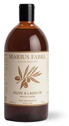 Marius Fabre Gamme ALep - Savon Liquide Olive et Laurier Recharge 1L