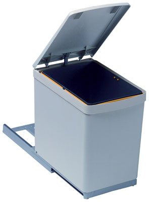 Pattumiera incasso Gollinucci LINEA 280 280 Grigio chiaro