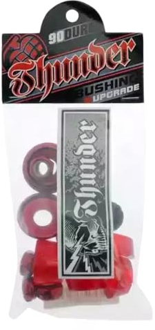 Thunder Rebuild Kit Bushings Washers Axel And Kingpin Nuts Pivot Cup 90a Red O/S