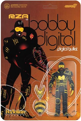 SUPER7 Slick Rick Reaction RZA Digital Bullet - Figura Decorativa (10 cm)